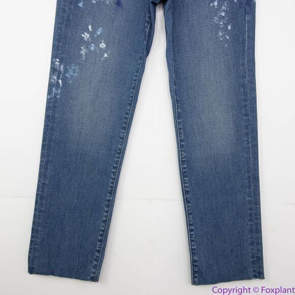 NEW‎ Express splatter jeans, 2S (2 short) - Picture 5 of 16